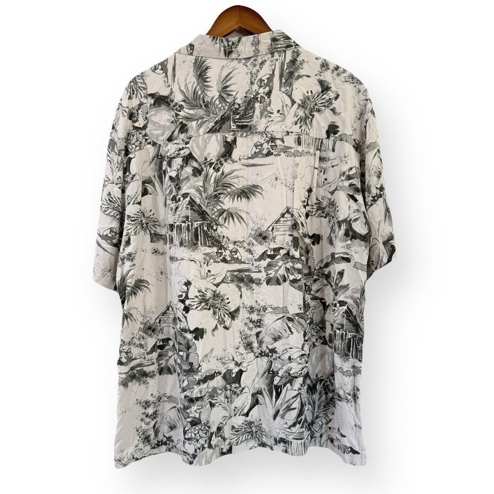 Island Shores Washable 100% Silk Shirt Mens XL Short Sleeve Beach Hawaiian - Picture 6 of 8